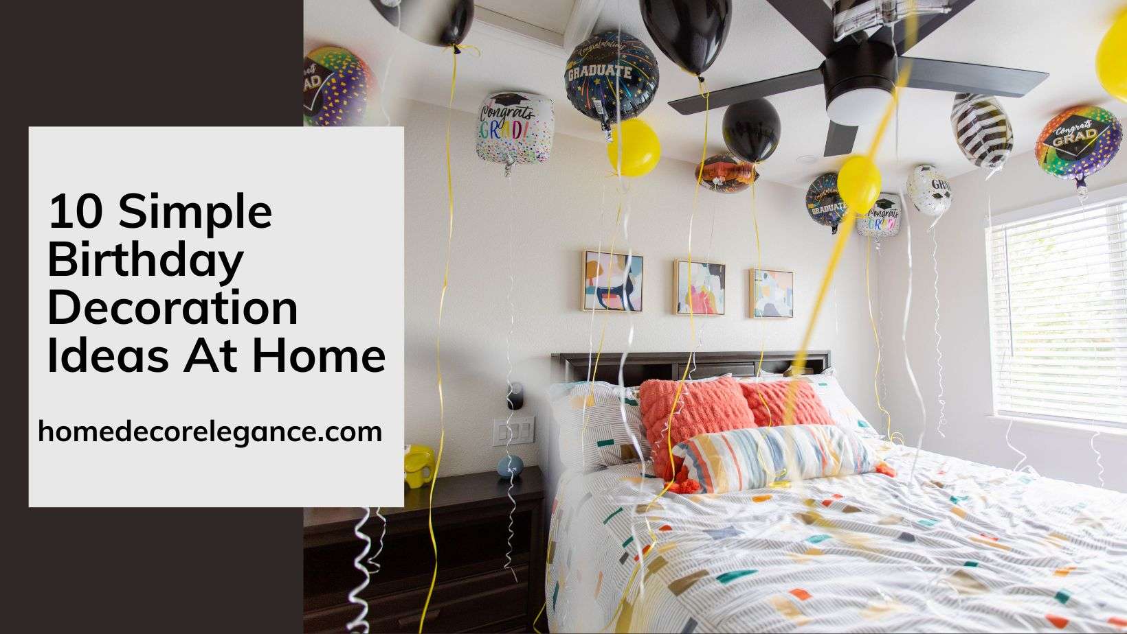 Simple Birthday Decoration Ideas At Home